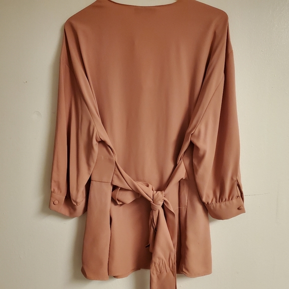 BWT topshop peach blush blouse - Picture 2 of 3
